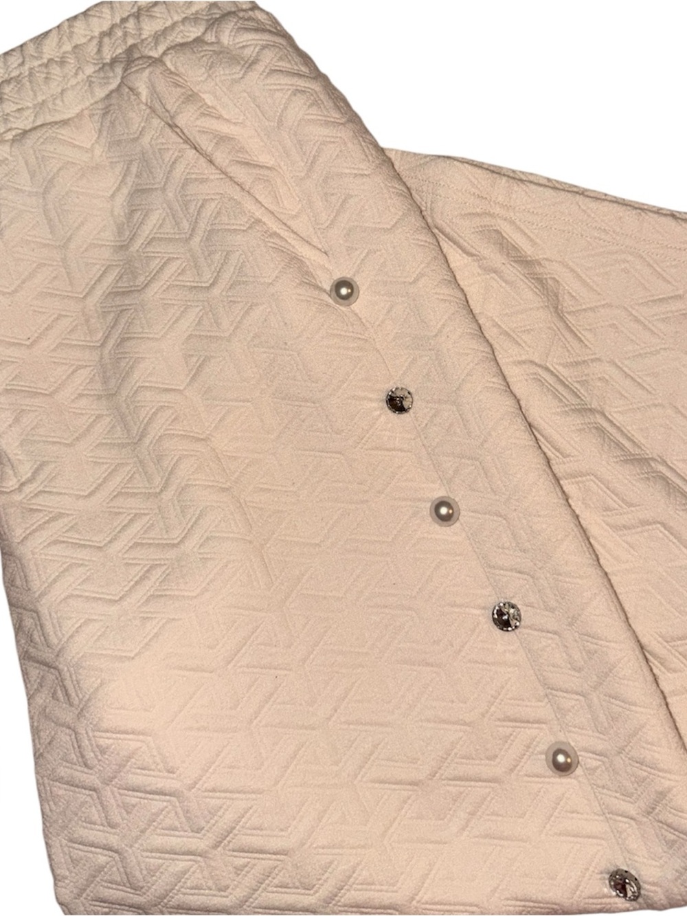 Simply Southern Quilted Cream Lounge pants - Picture 4 of 6